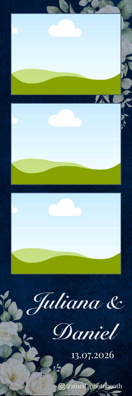 Navy Rose template