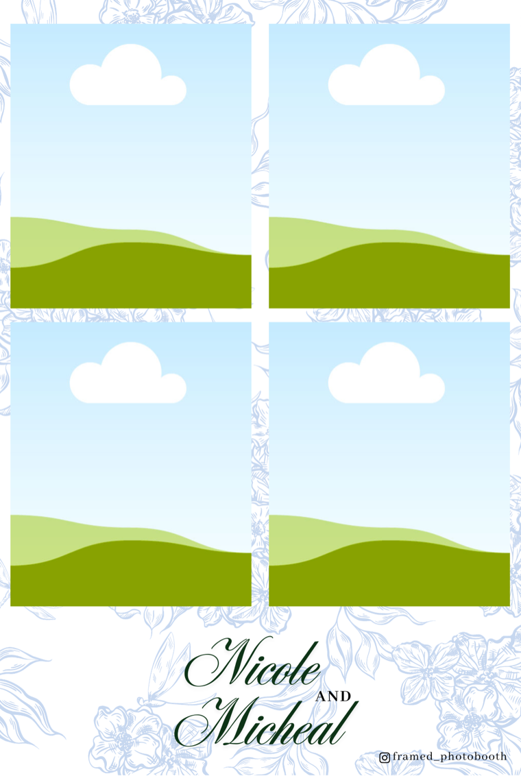 Porcelain Blooms template